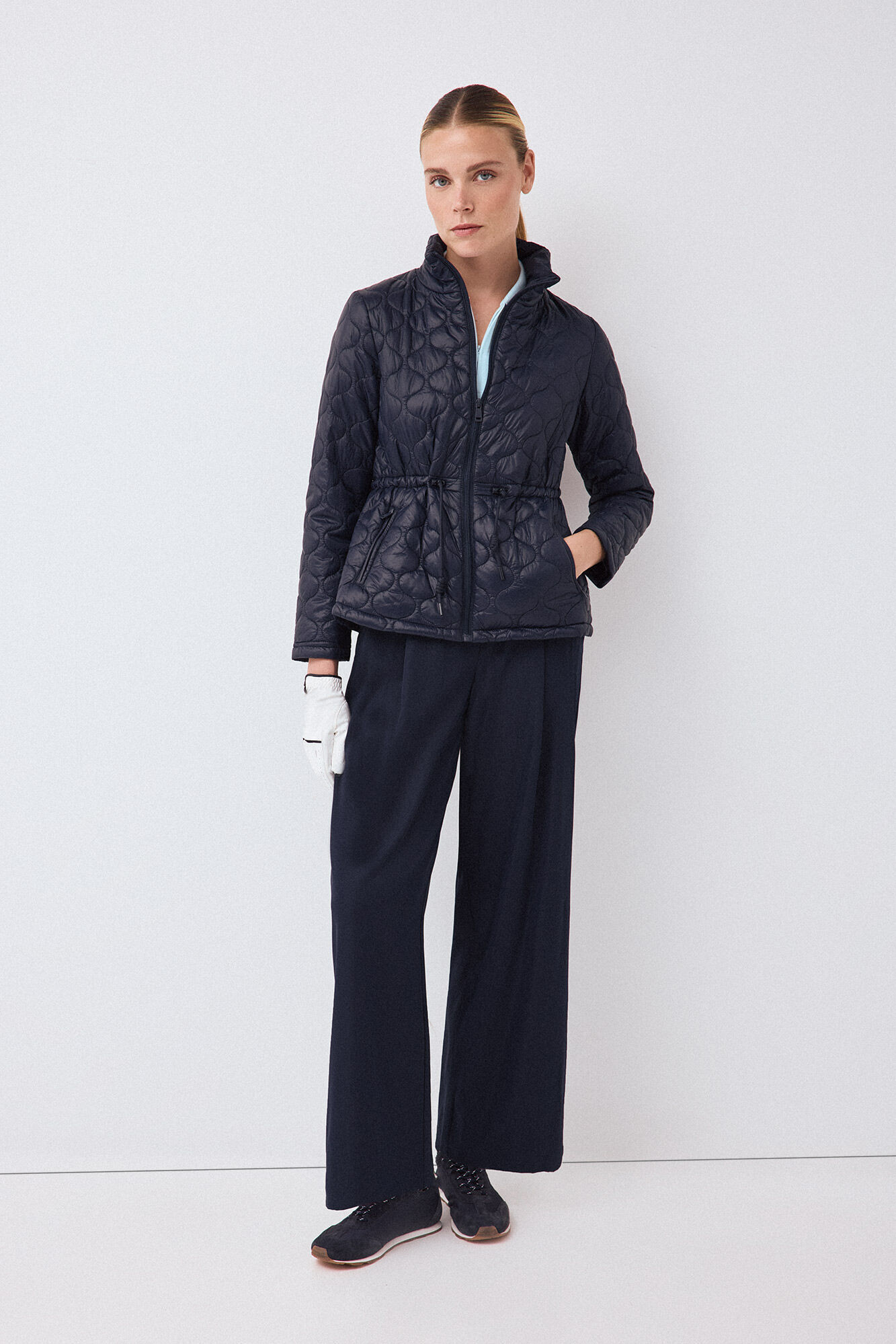 Pedro del Hierro Lightweight puffer jacket Blue
