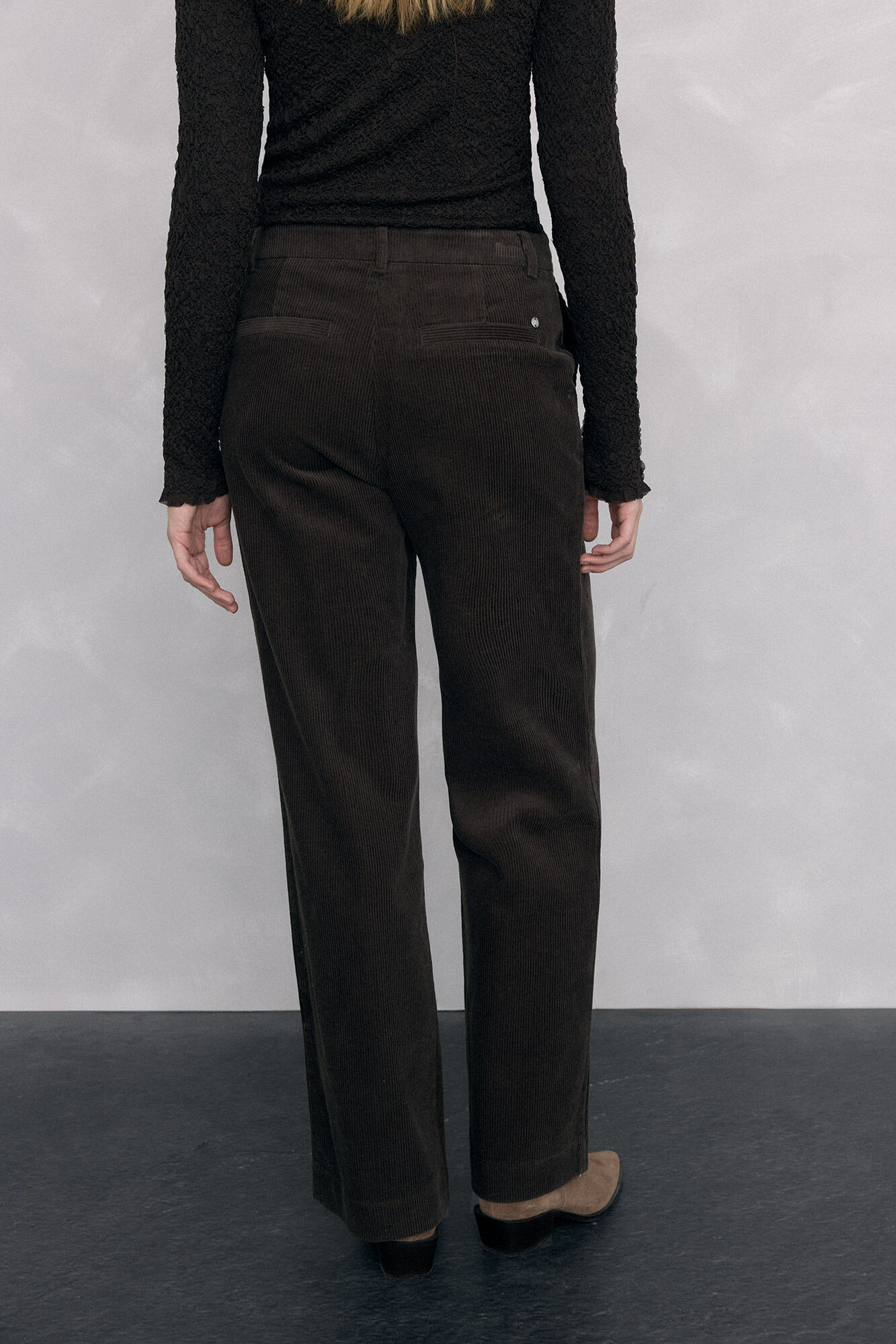 Pedro del Hierro Wide leg classic corduroy pants
