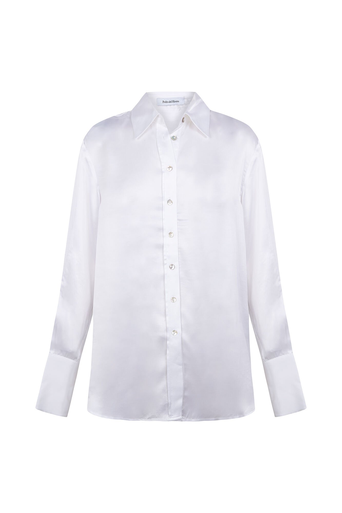 TFP by Tamara Falc&oacute; Silk shirt Ecru