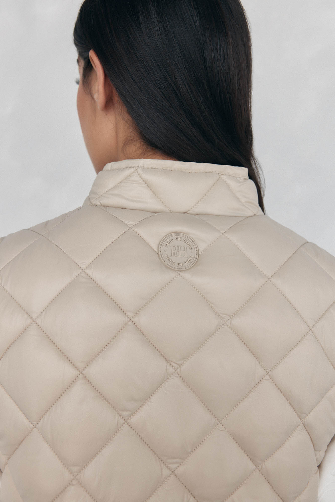 Pedro del Hierro Chaleco acolchado Beige