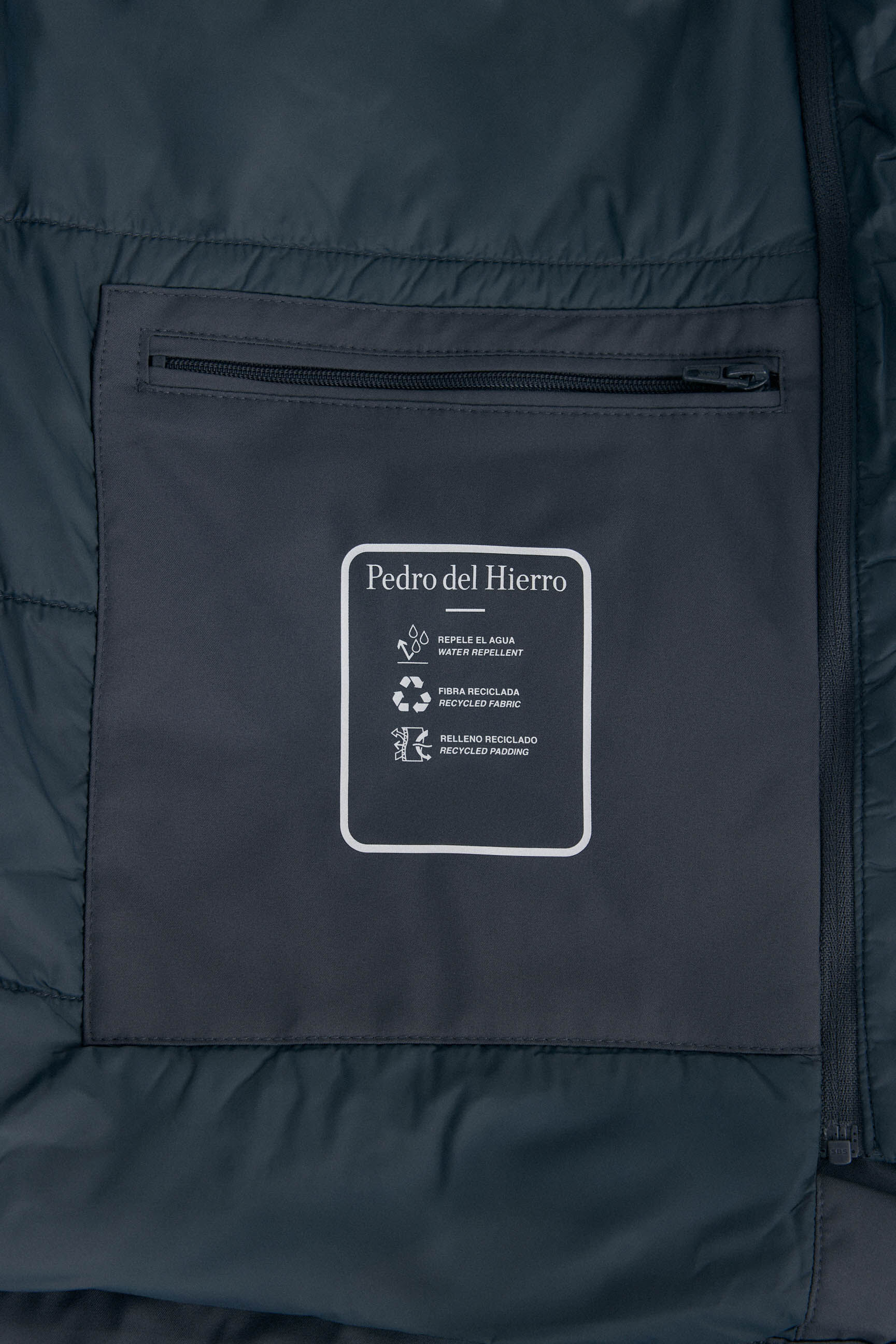 Pedro del Hierro Jacket with removable lining Grey