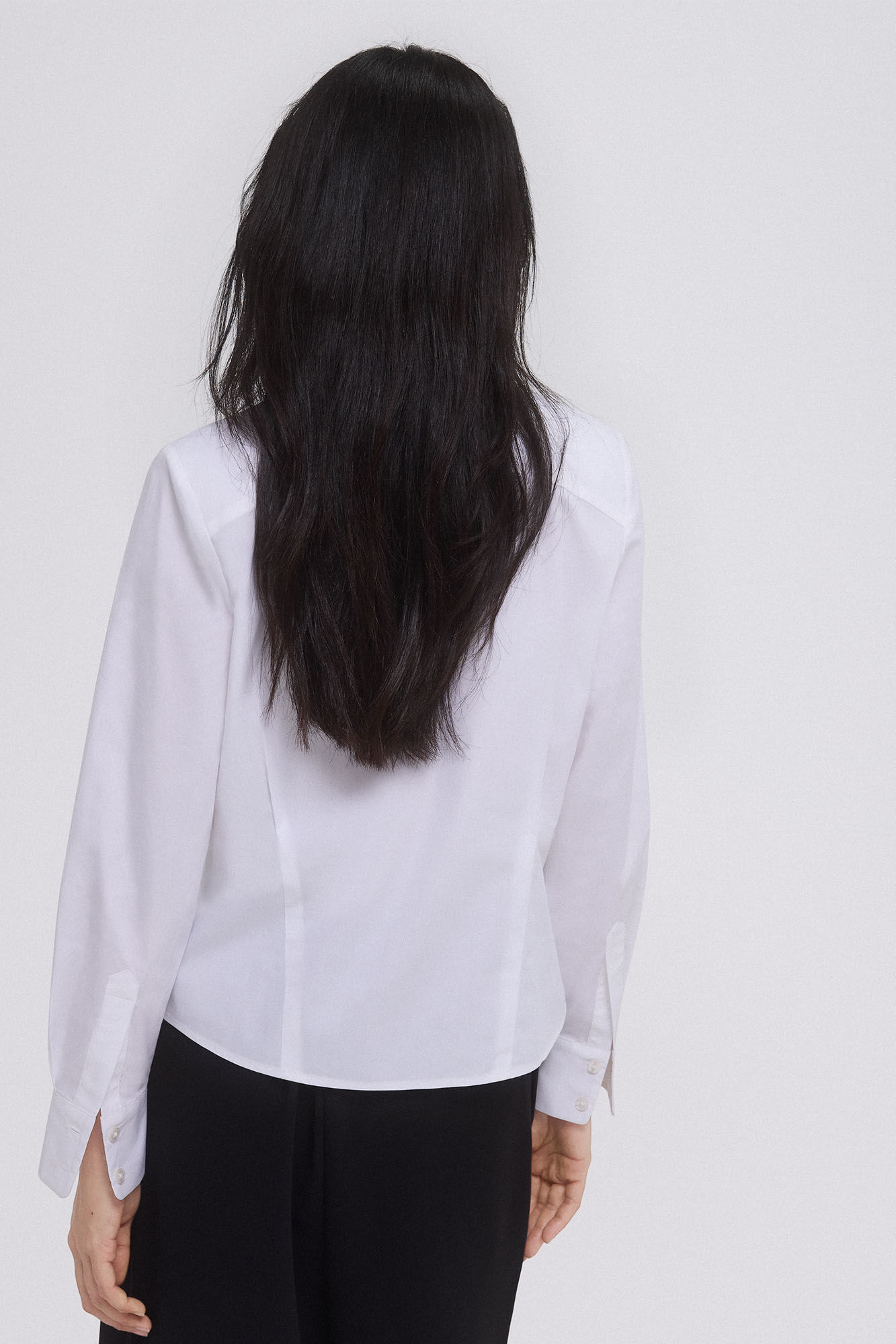 Pedro del Hierro Cotton shirt with pockets Ecru