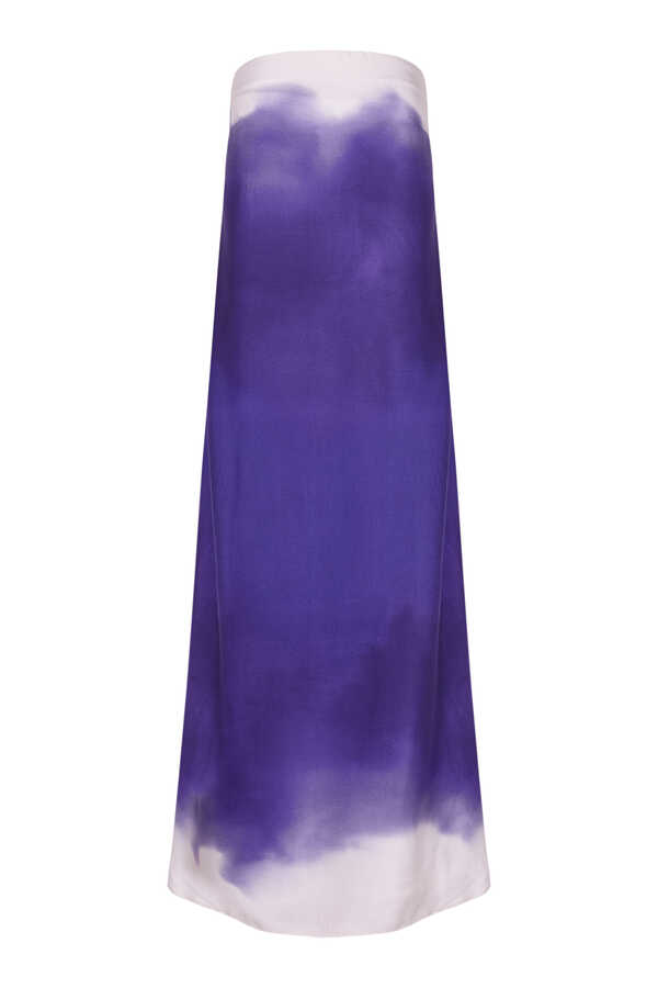 Pedro del Hierro Vestido bandeau tie dye   Purple