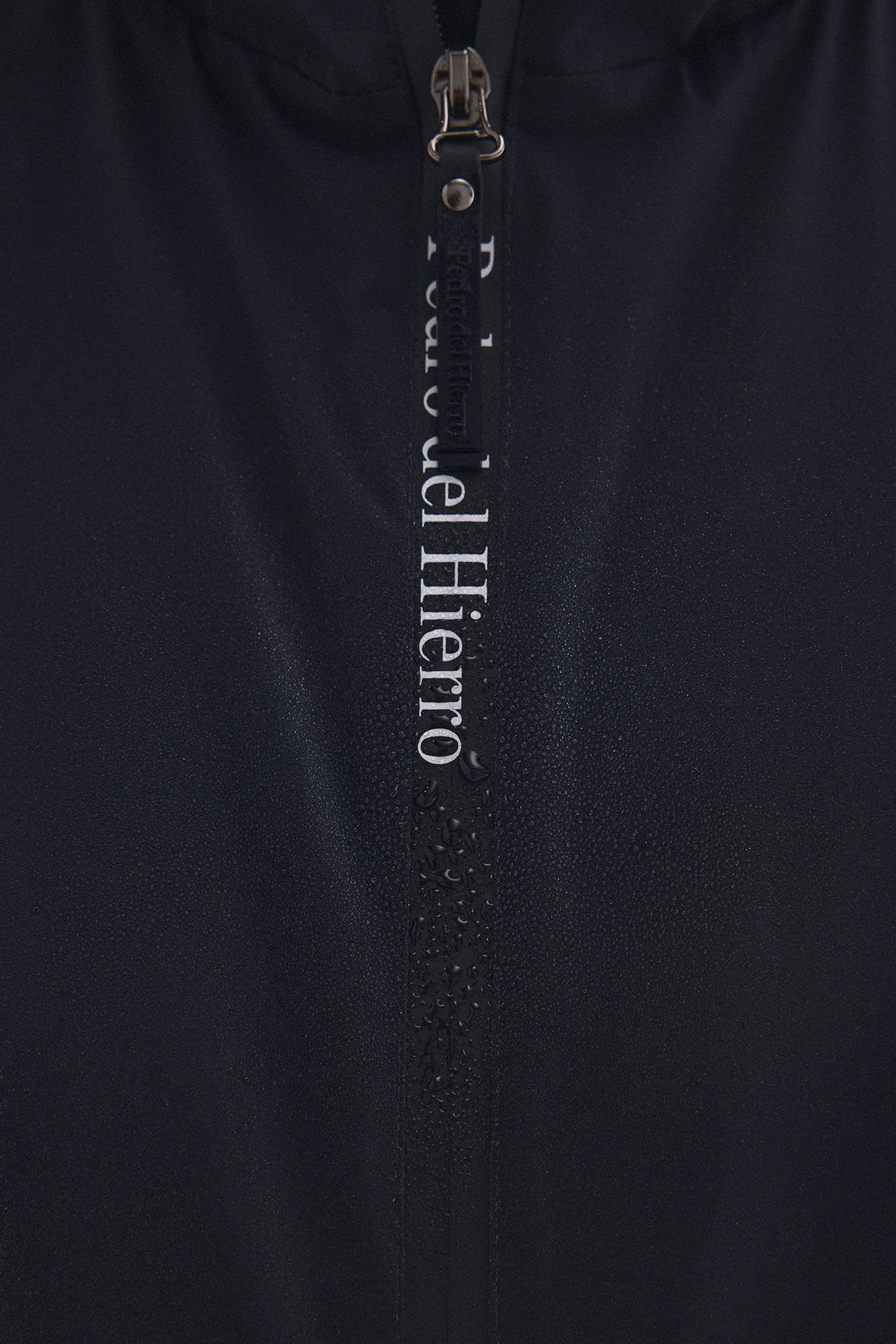 Pedro del Hierro Technical lightweight hooded jacket Blue