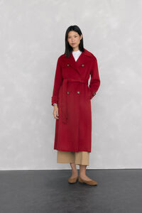 Pedro del Hierro Long double-sided trench coat