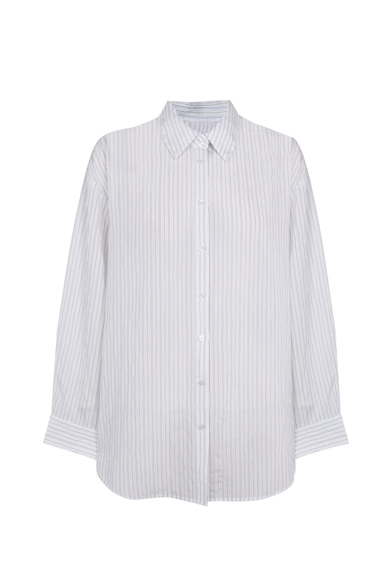 Pedro del Hierro Striped loose shirt Ecru