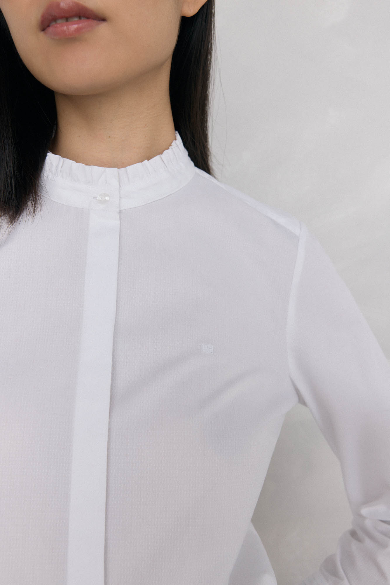 Pedro del Hierro Camisa estrutura Branco