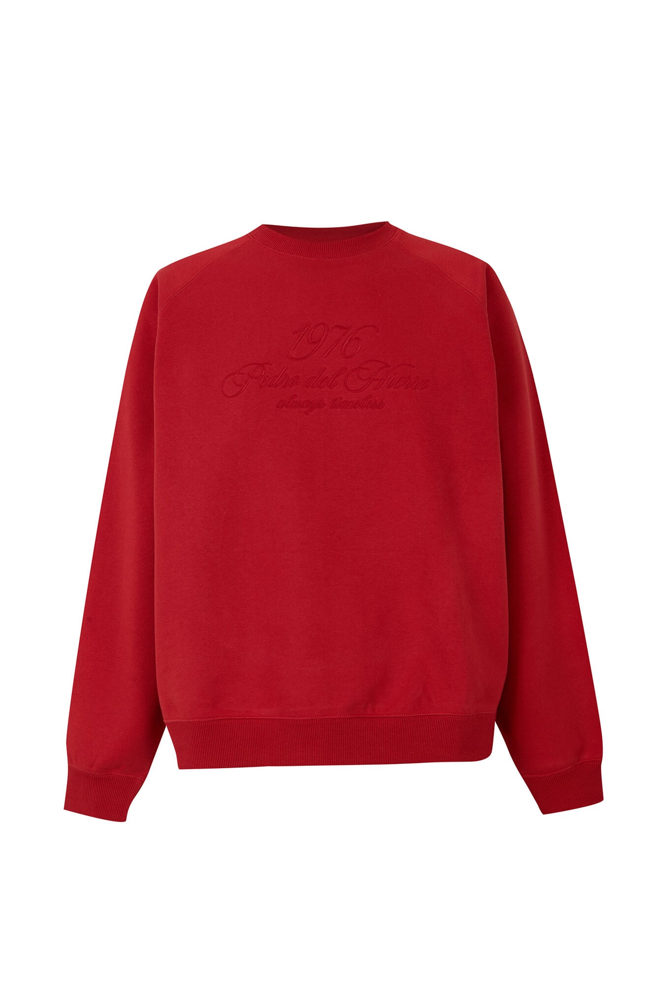 Pedro del Hierro Logo sweatshirt Red