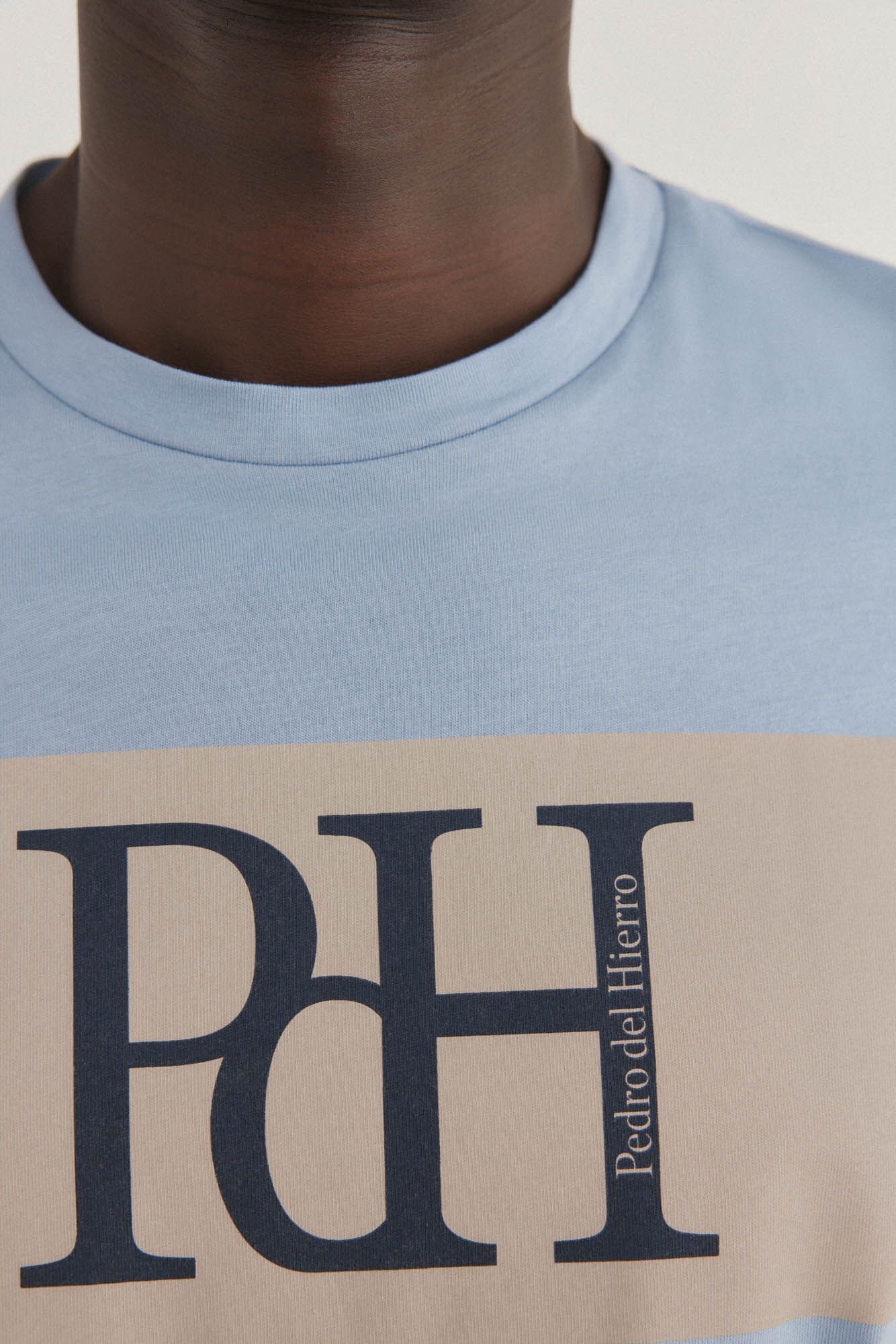Pedro del Hierro Camiseta logo Azul