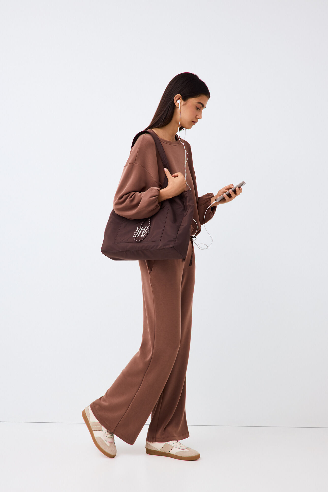 Pedro del Hierro Soft touch flare trousers