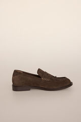 Pedro del Hierro Brown suede moccasin Brown
