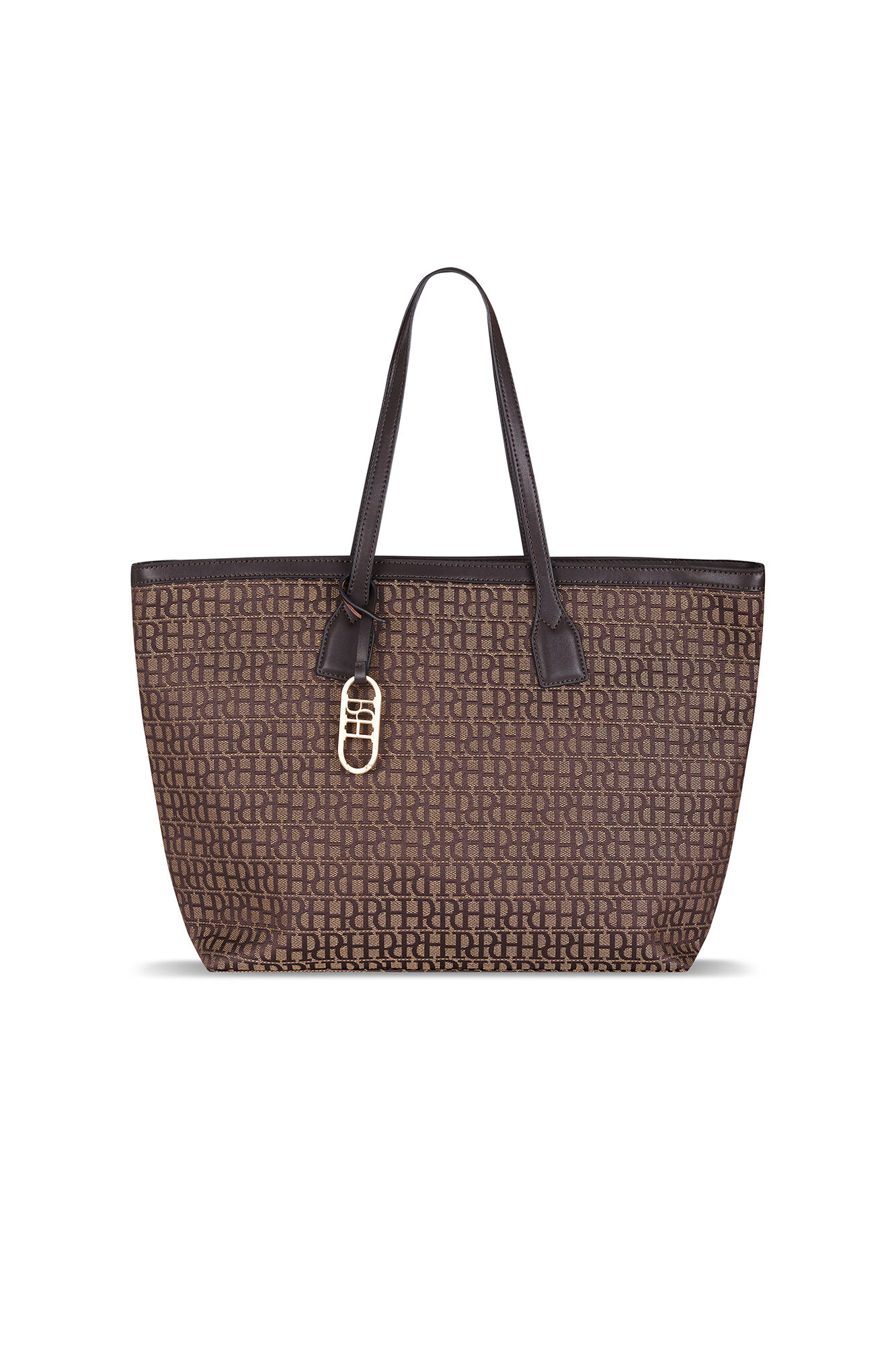 Pedro del Hierro Bolsa tote jacquard (m) Marrom
