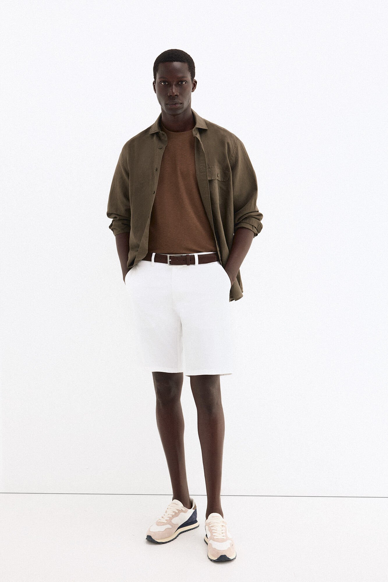 Pedro del Hierro Regular chino Bermuda shorts