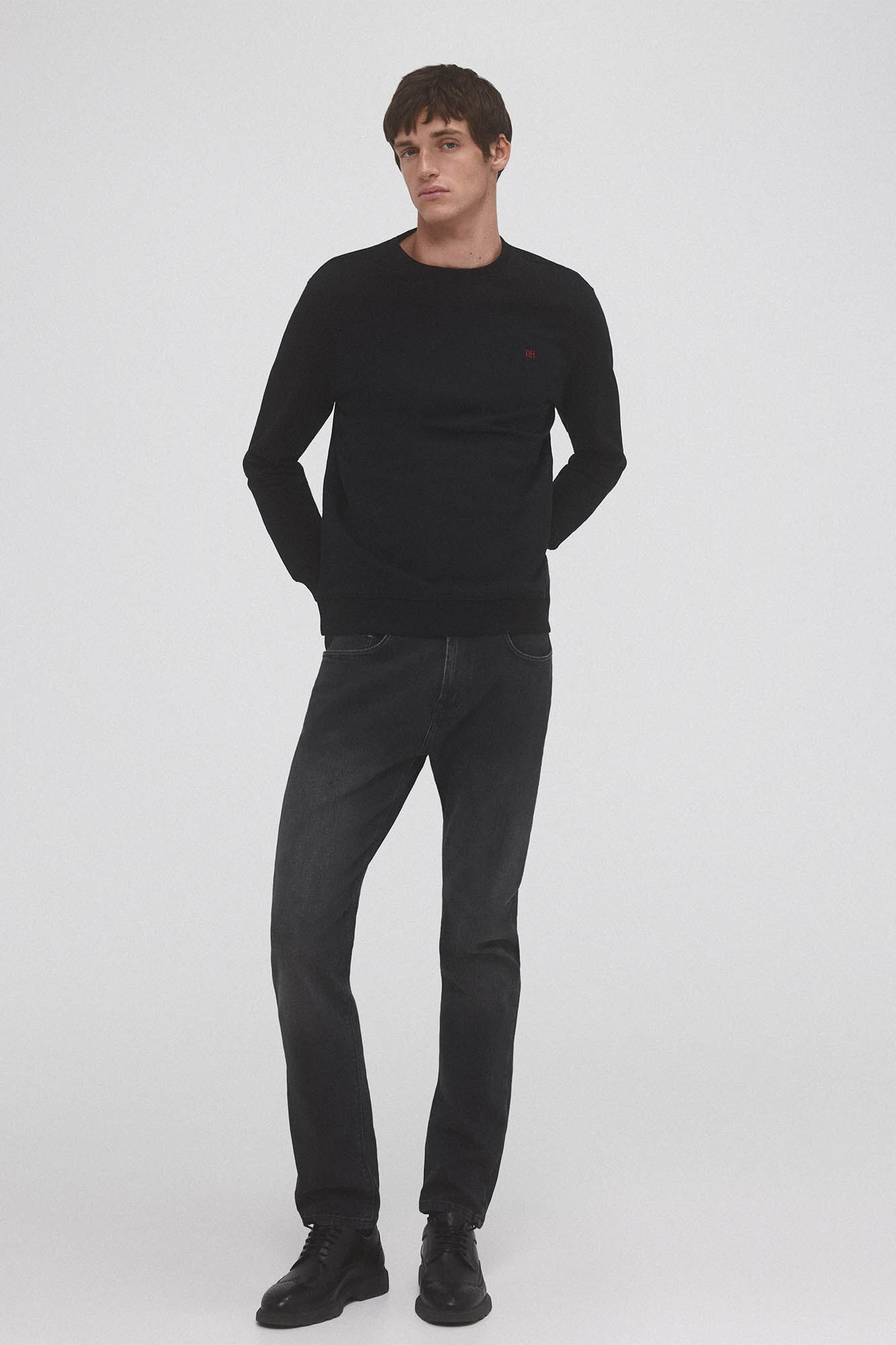 Pedro del Hierro Sudadera b&aacute;sica Negro