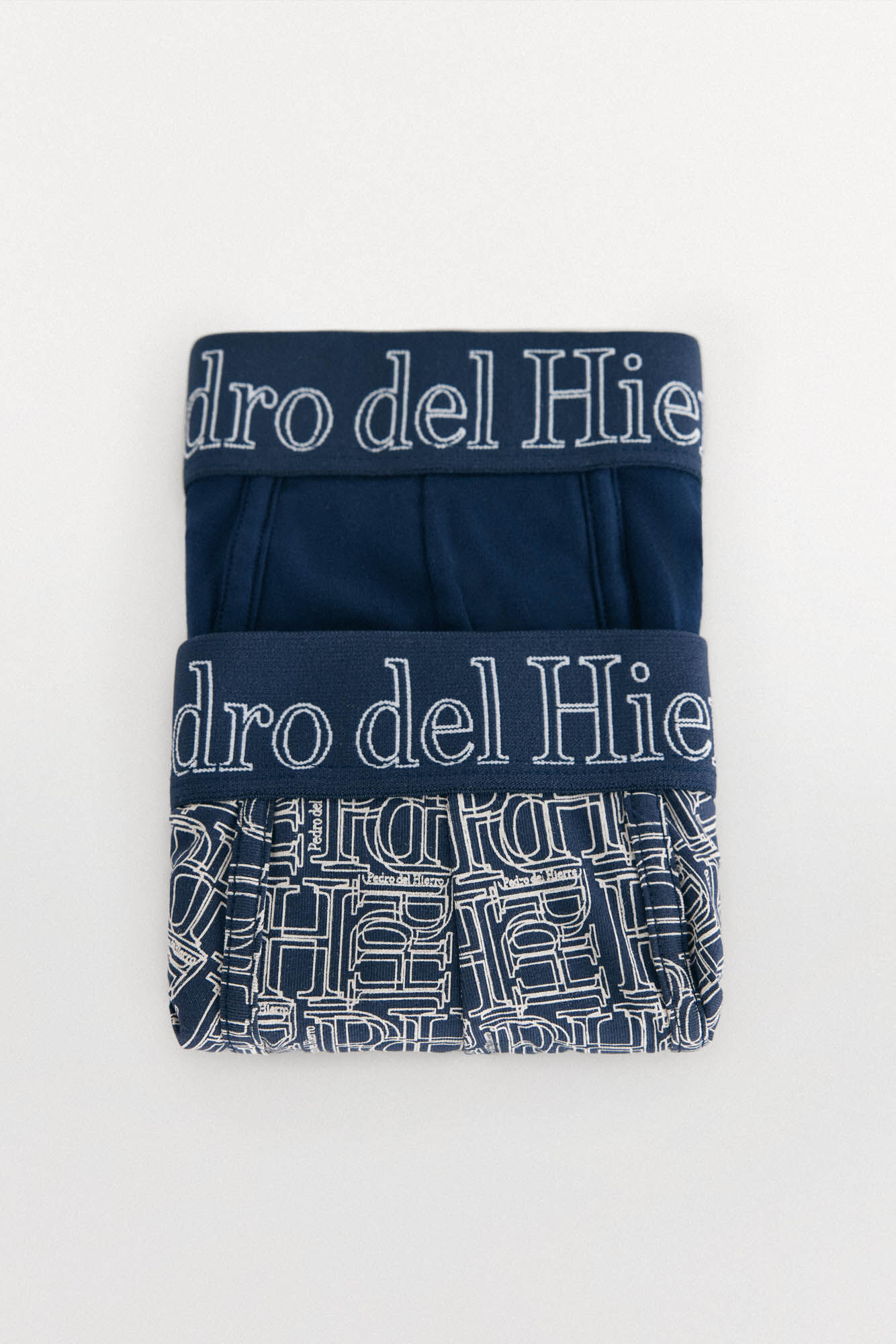 Pedro del Hierro Pack of 2 jersey-knit boxers Blue
