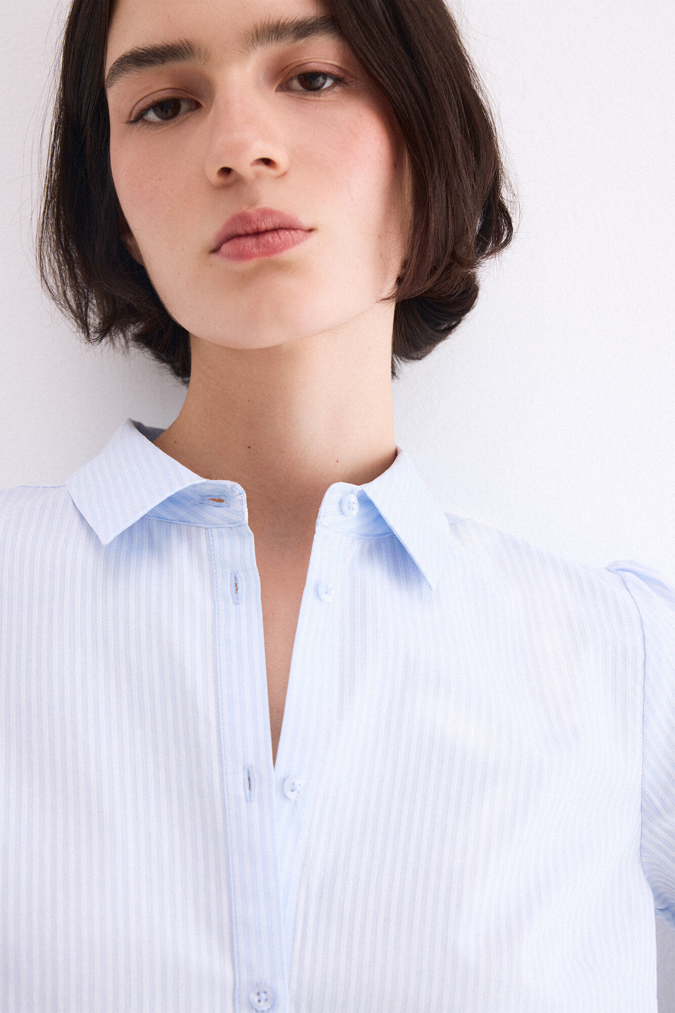 Pedro del Hierro Striped basic easy iron shirt