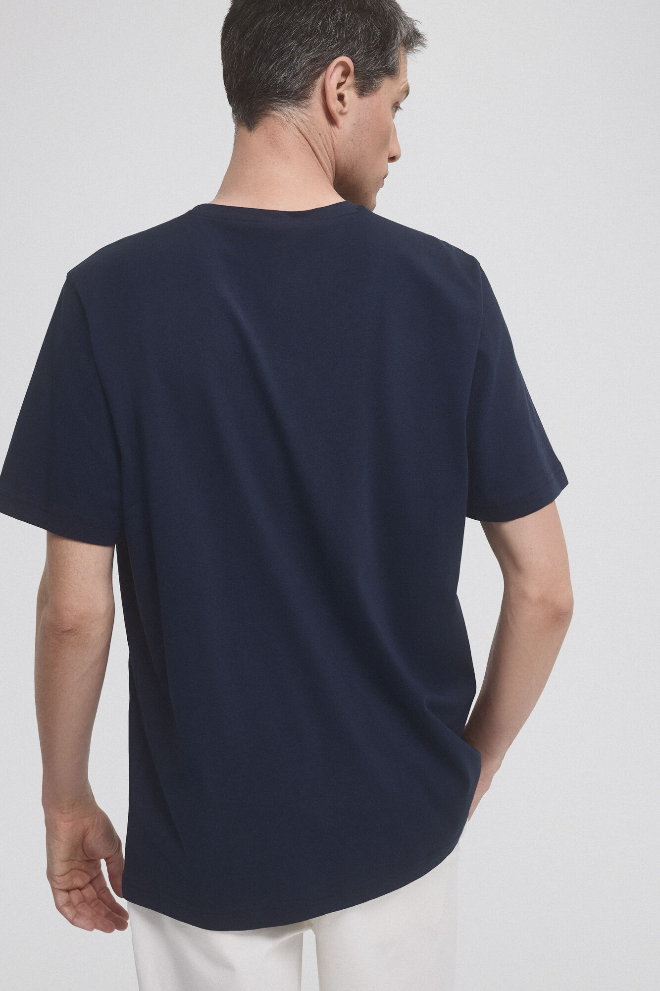 Pedro del Hierro Logo print T-shirt Blue