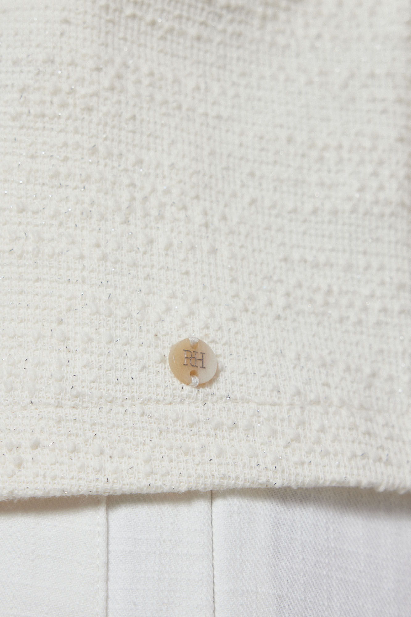 Pedro del Hierro T-shirt estrutura de colete Beige