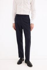 Pedro del Hierro Tailored trousers Blue