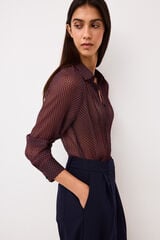 Pedro del Hierro Printed blouse Red