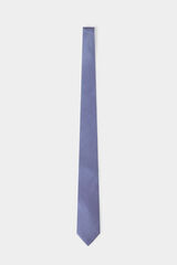 Pedro del Hierro Extra-fine silk tie Blue