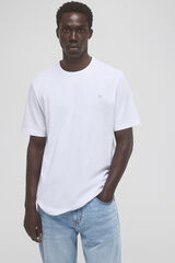 Pedro del Hierro Basic T-shirt with embroidered logo White