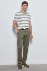 Pedro del Hierro Regular fit premium flex chinos Green