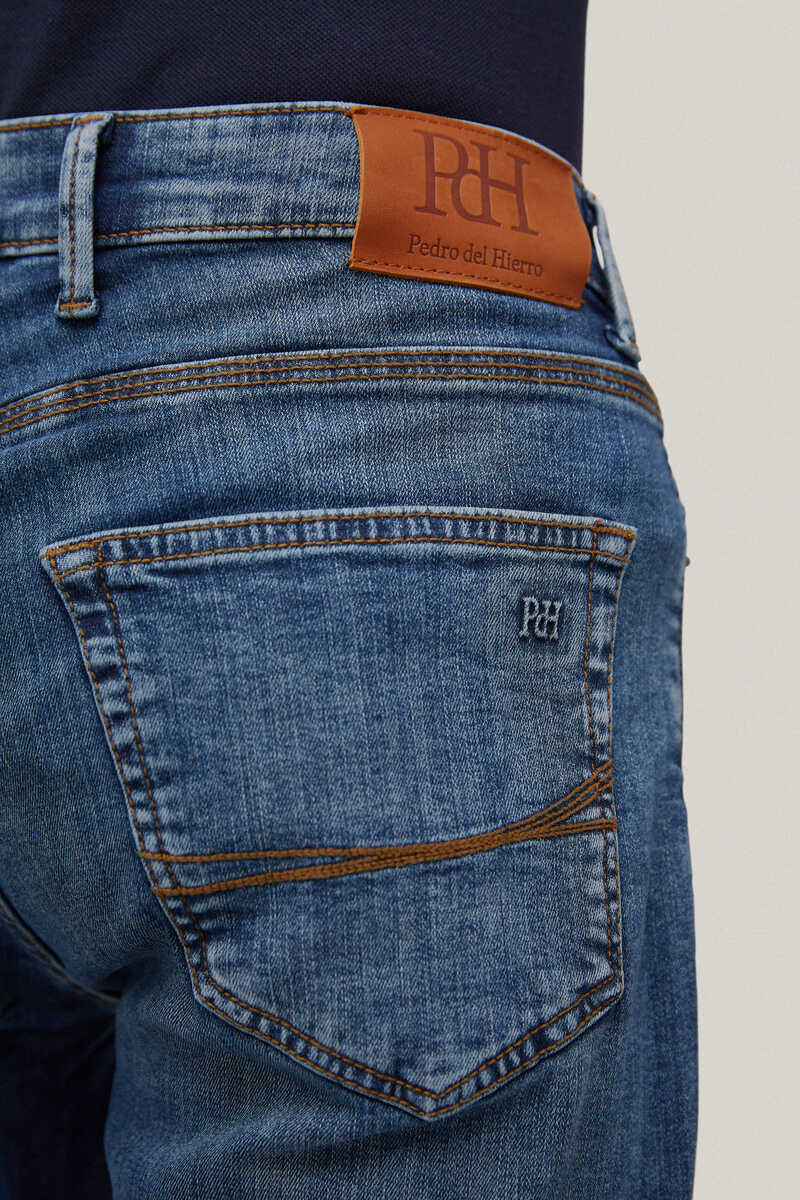 Pedro del Hierro Premium flex regular fit jeans Blue