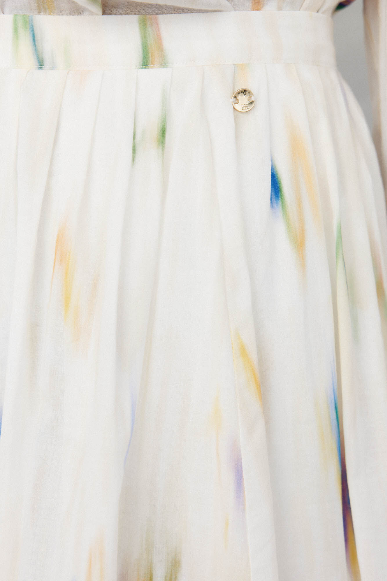 Pedro del Hierro Printed flared midi skirt Several