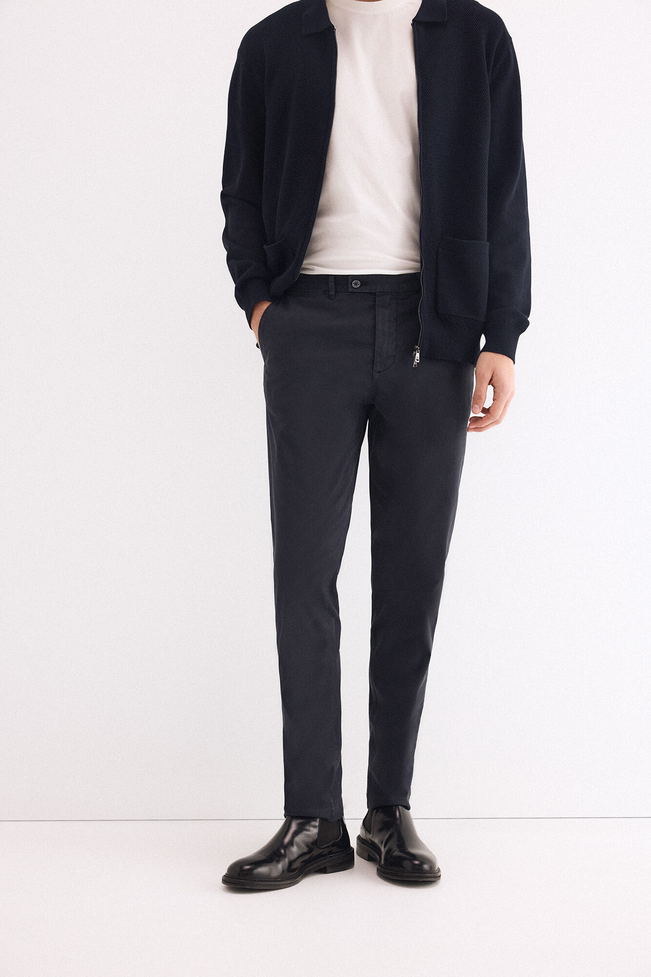 Pedro del Hierro Slim fit chinos Blue
