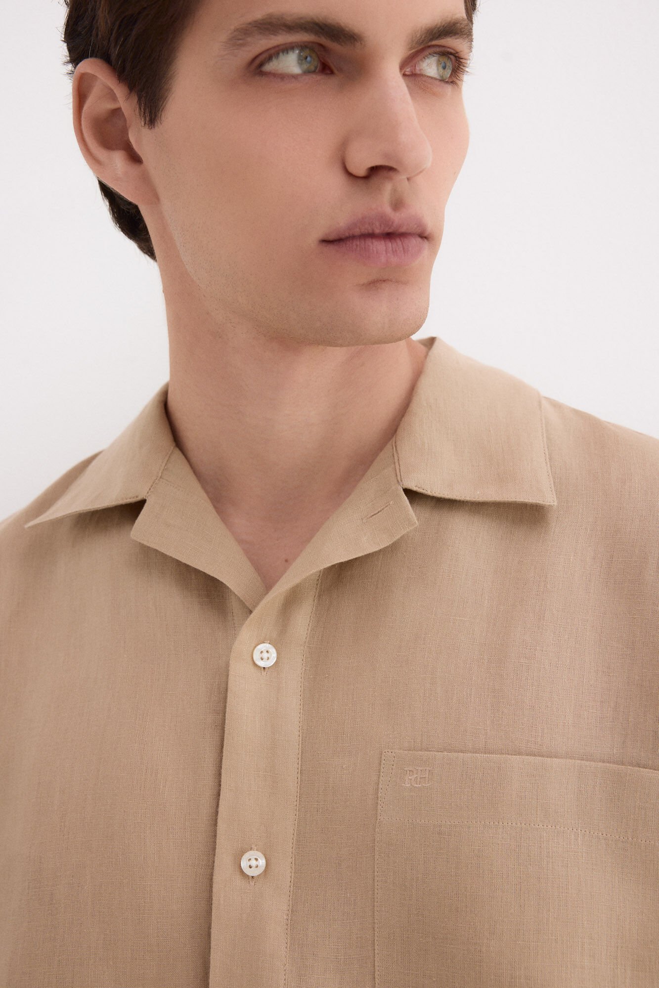 Pedro del Hierro Plain linen T-shirt