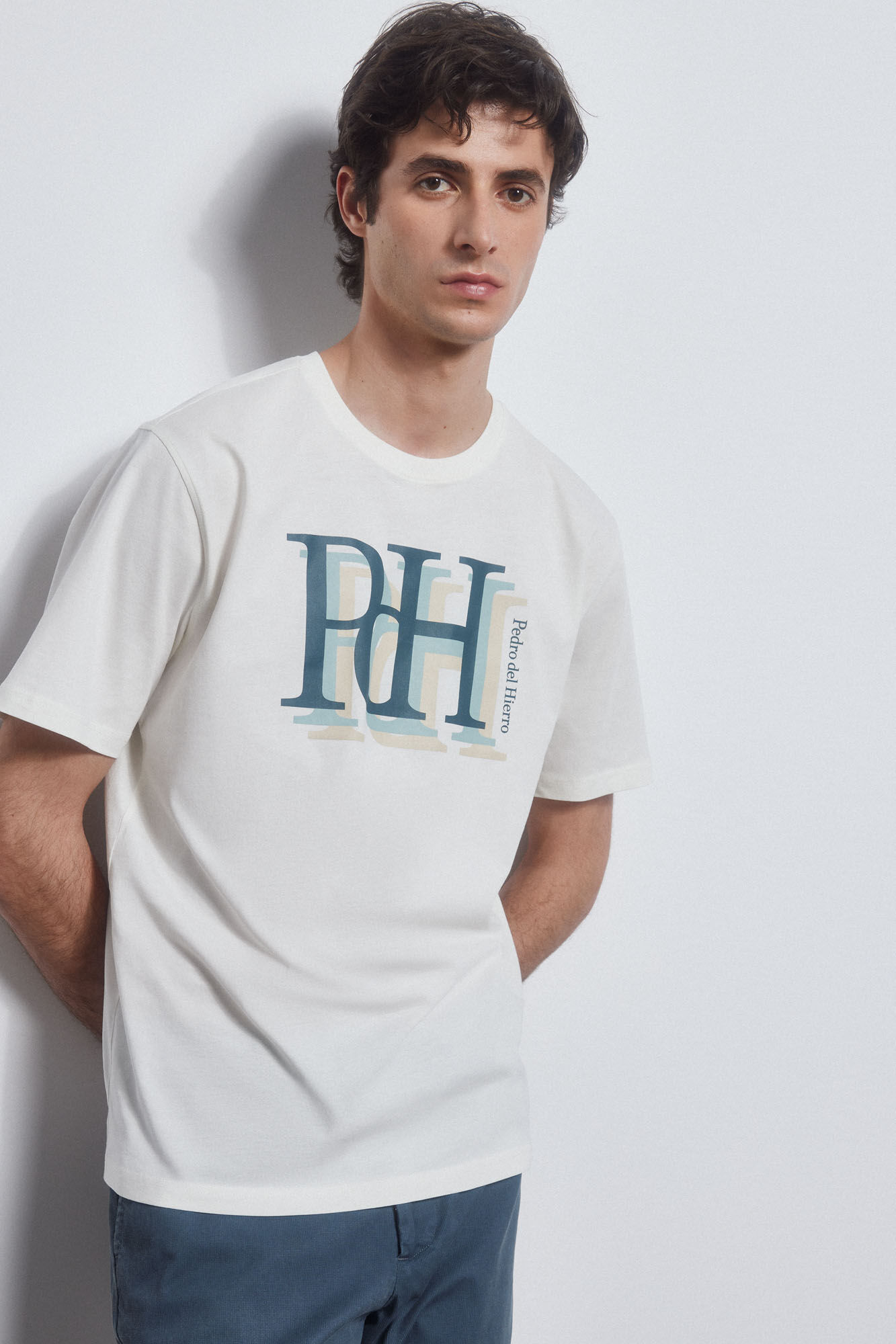 Pedro del Hierro Logo T-shirt White