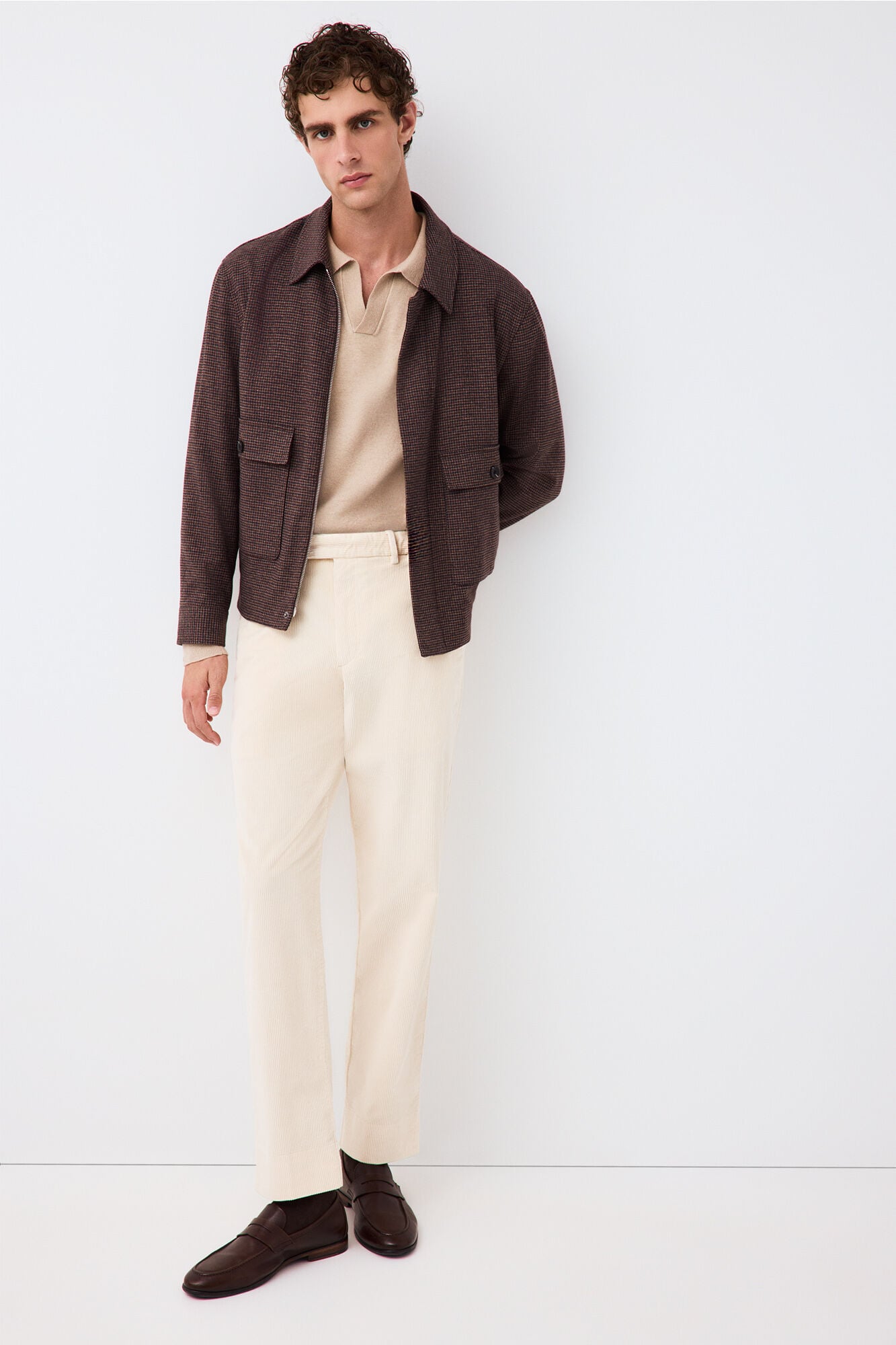 Pedro del Hierro Corduroy regular fit chinos