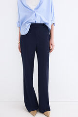 Pedro del Hierro Flare suit trousers Blue
