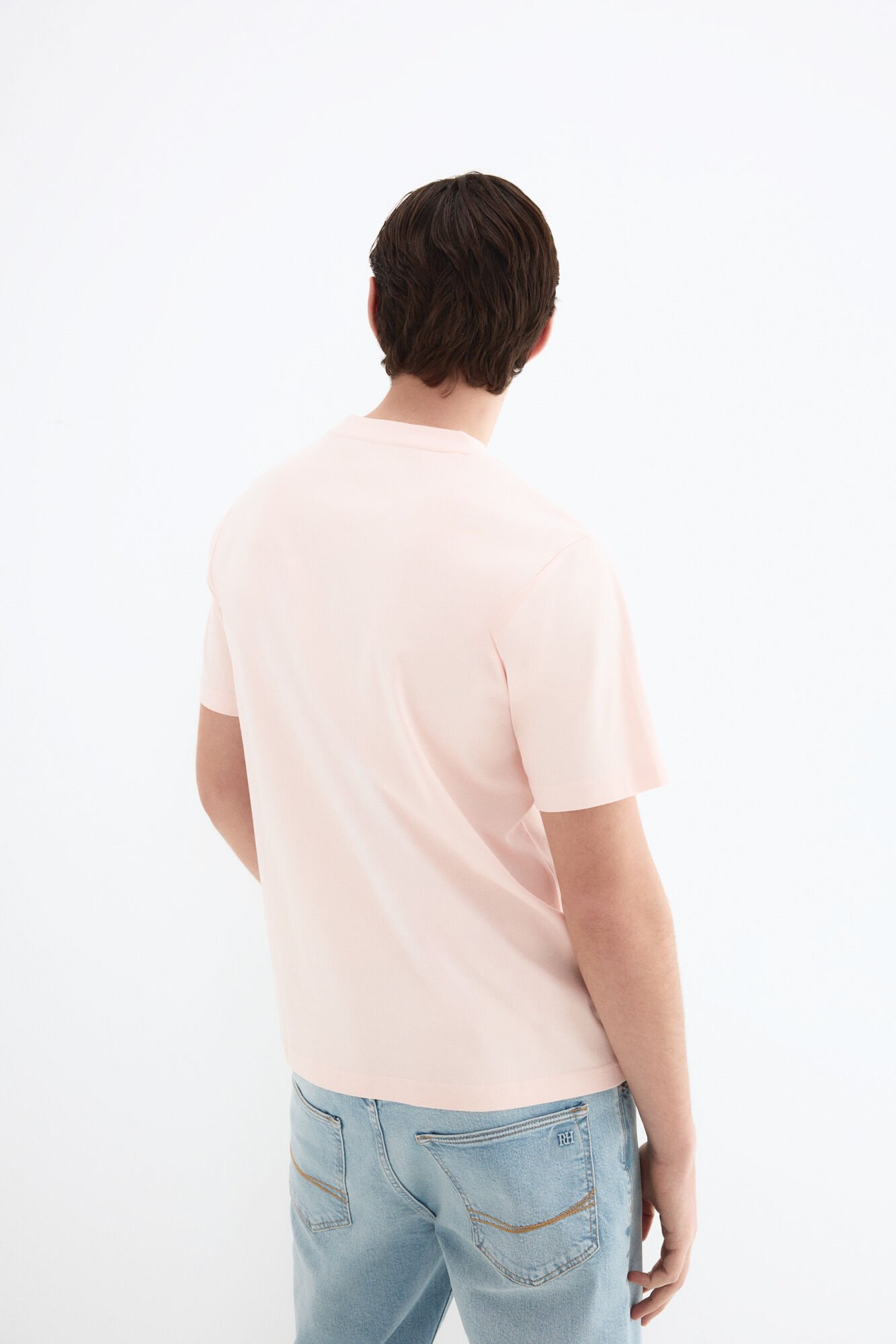 Pedro del Hierro Mercerized T-shirt Pink