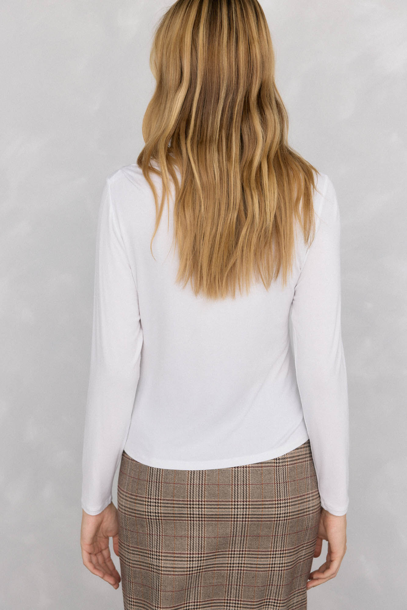 Pedro del Hierro Flowy T-shirt with cuffs White