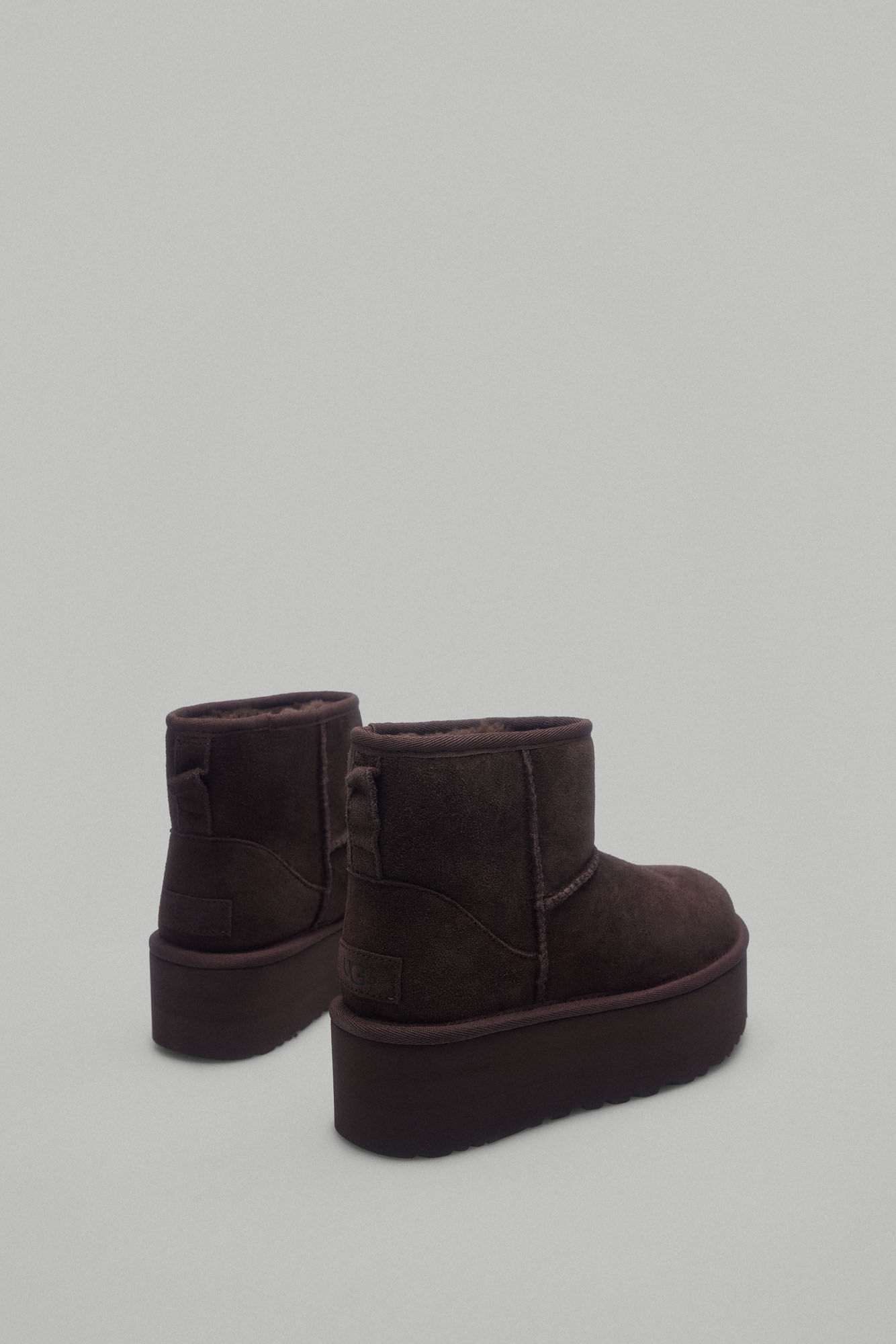 Ugg Bota de plataforma para mulher Marrom