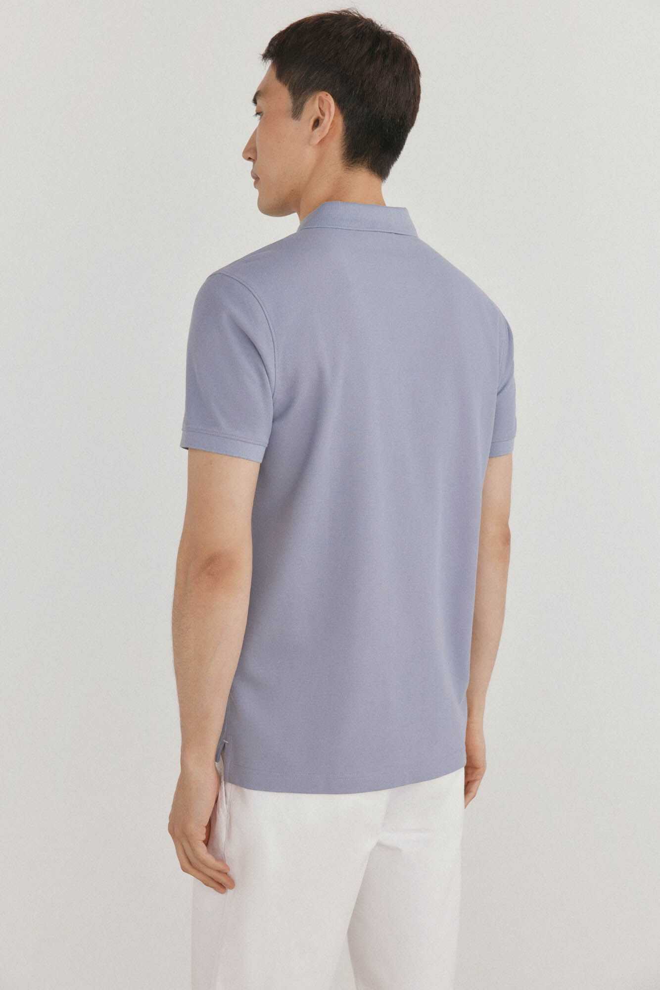 Pedro del Hierro Polo b&aacute;sico regular em piqu&eacute; P&uacute;rpura