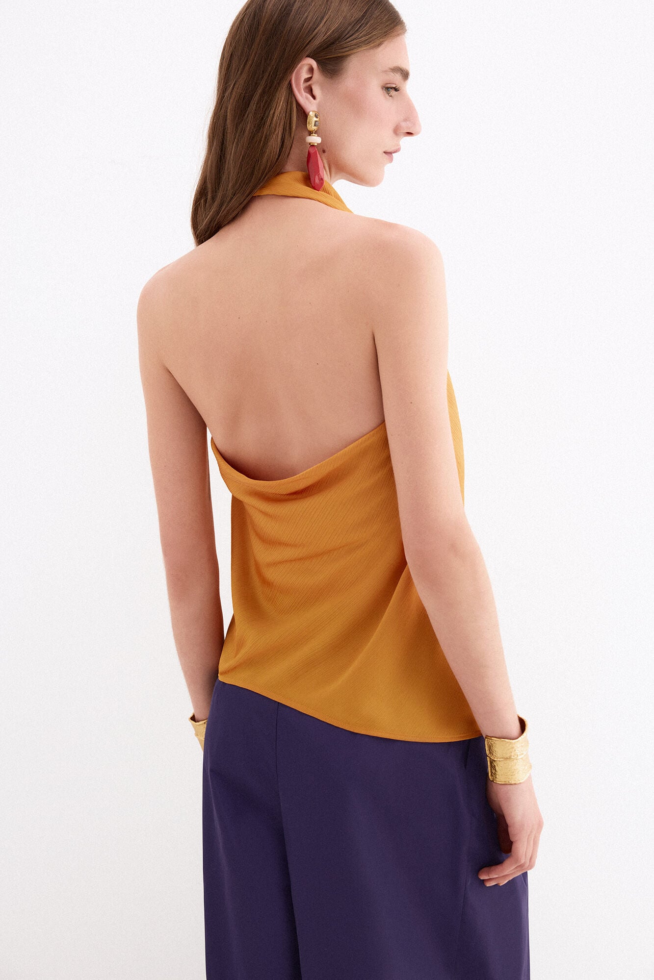 Pedro del Hierro Halterneck top Yellow