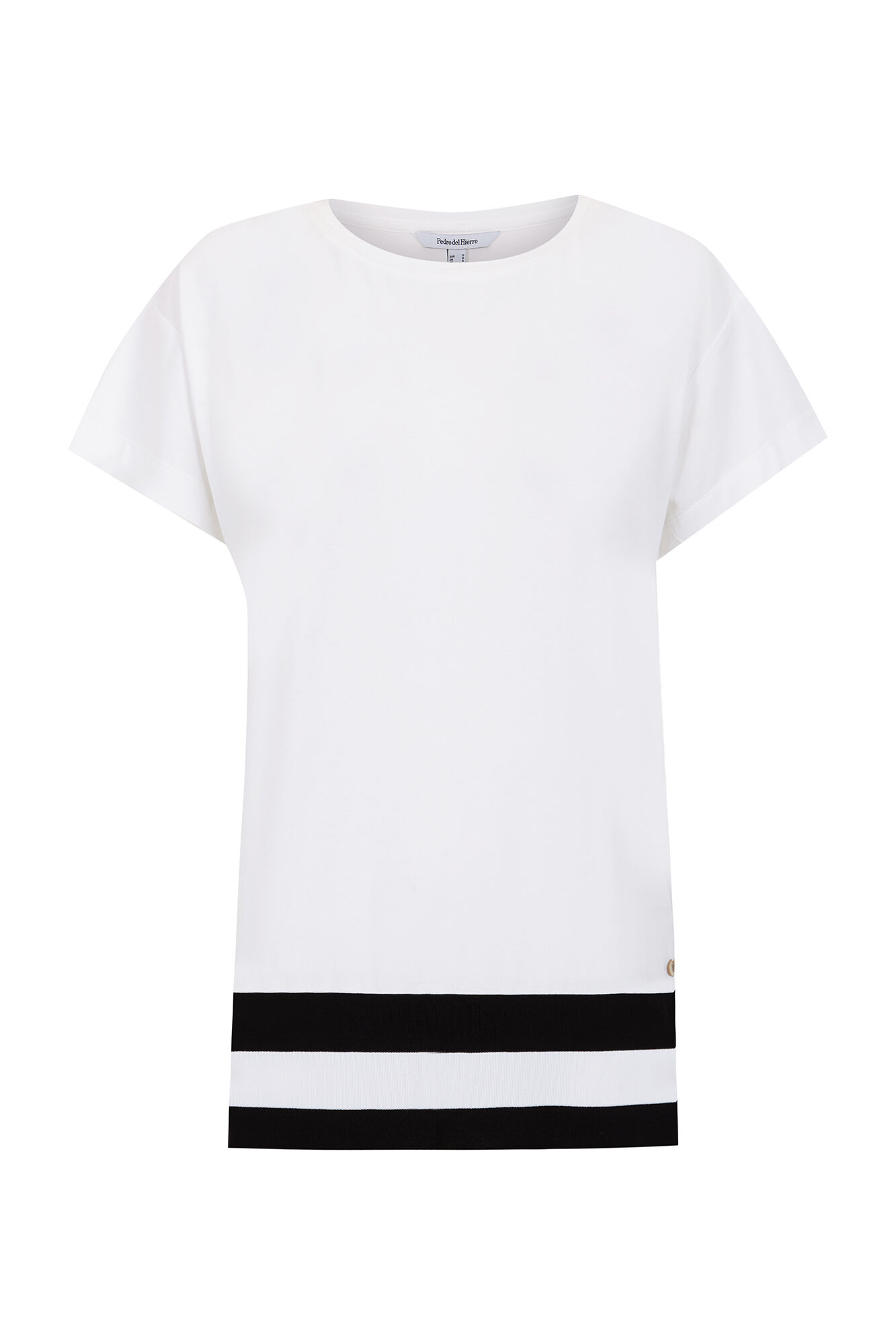 Pedro del Hierro Short-sleeved T-shirt Beige