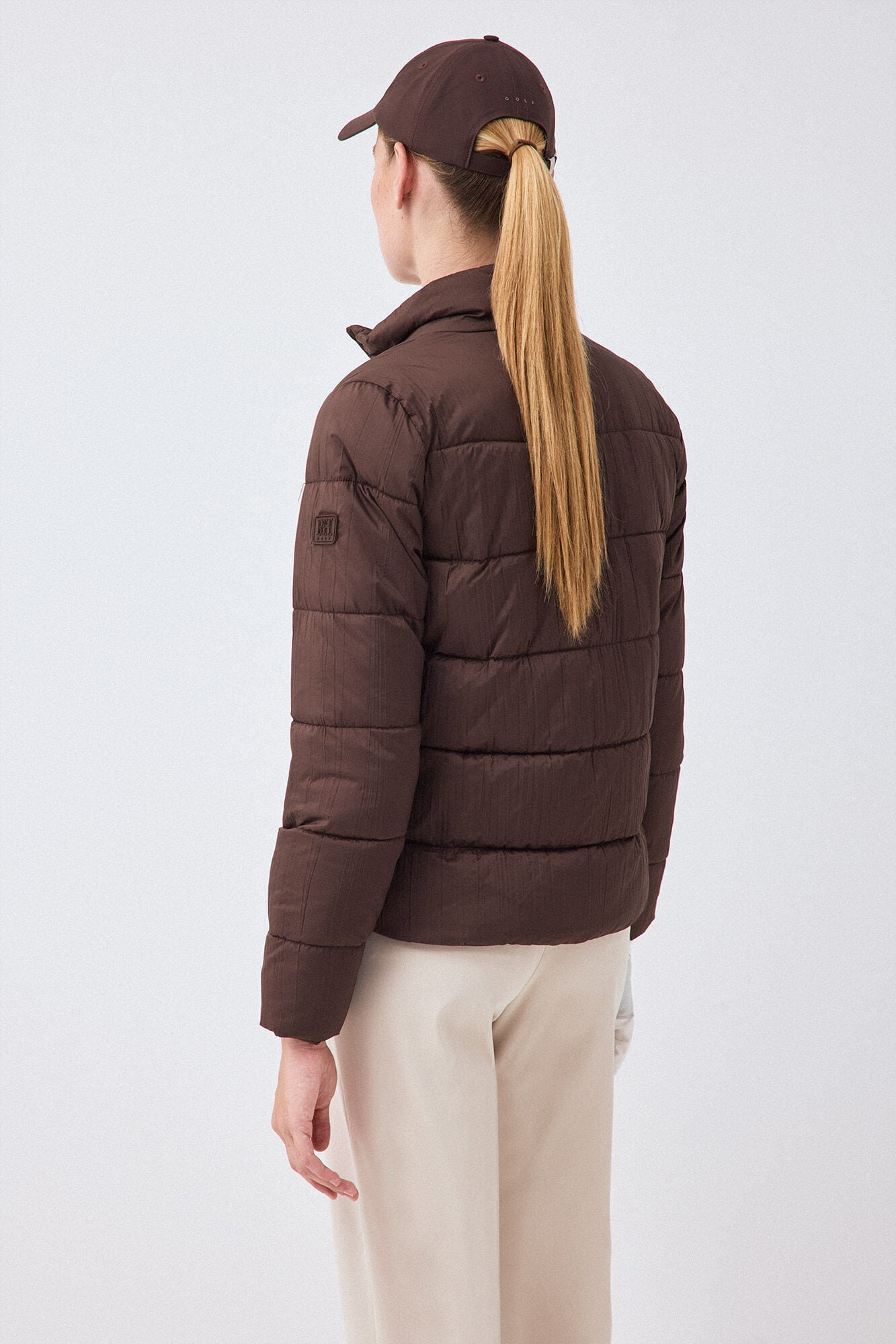 Pedro del Hierro Puffer anorak Brown