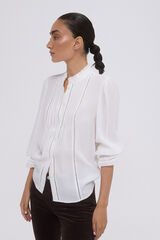 Pedro del Hierro Romantic blouse with lace detail White