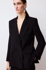 Pedro del Hierro Structured tailored blazer Black