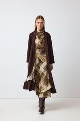 Pedro del Hierro Draped waist scarf skirt Grey