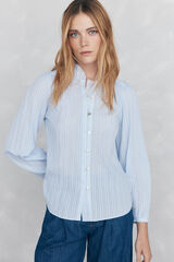 Pedro del Hierro Plain loose blouse Blue