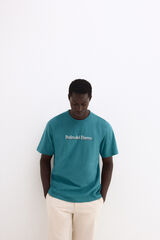 Pedro del Hierro Logo T-shirt Turquoise