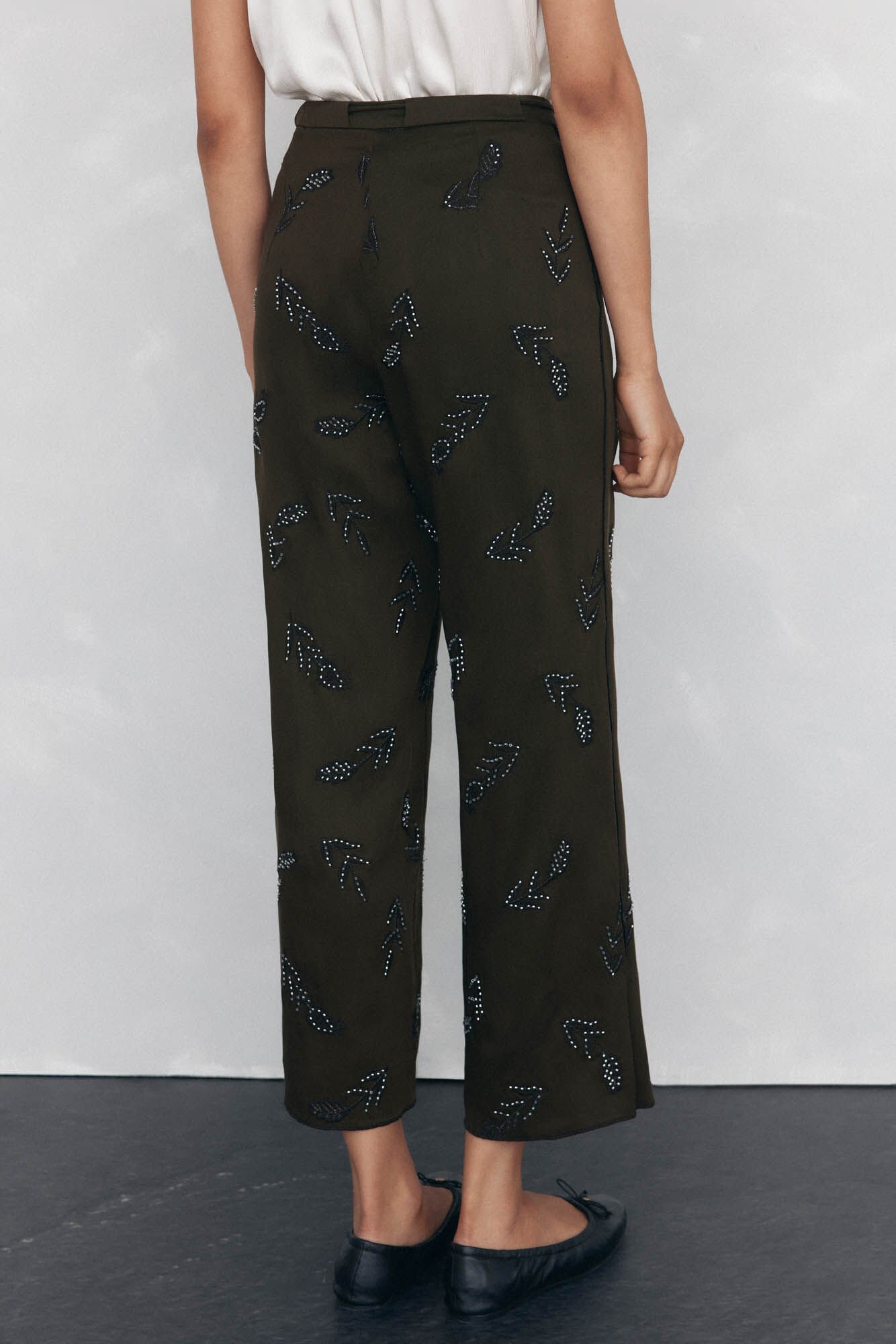 Pedro del Hierro Cal&ccedil;as bordadas Marrom