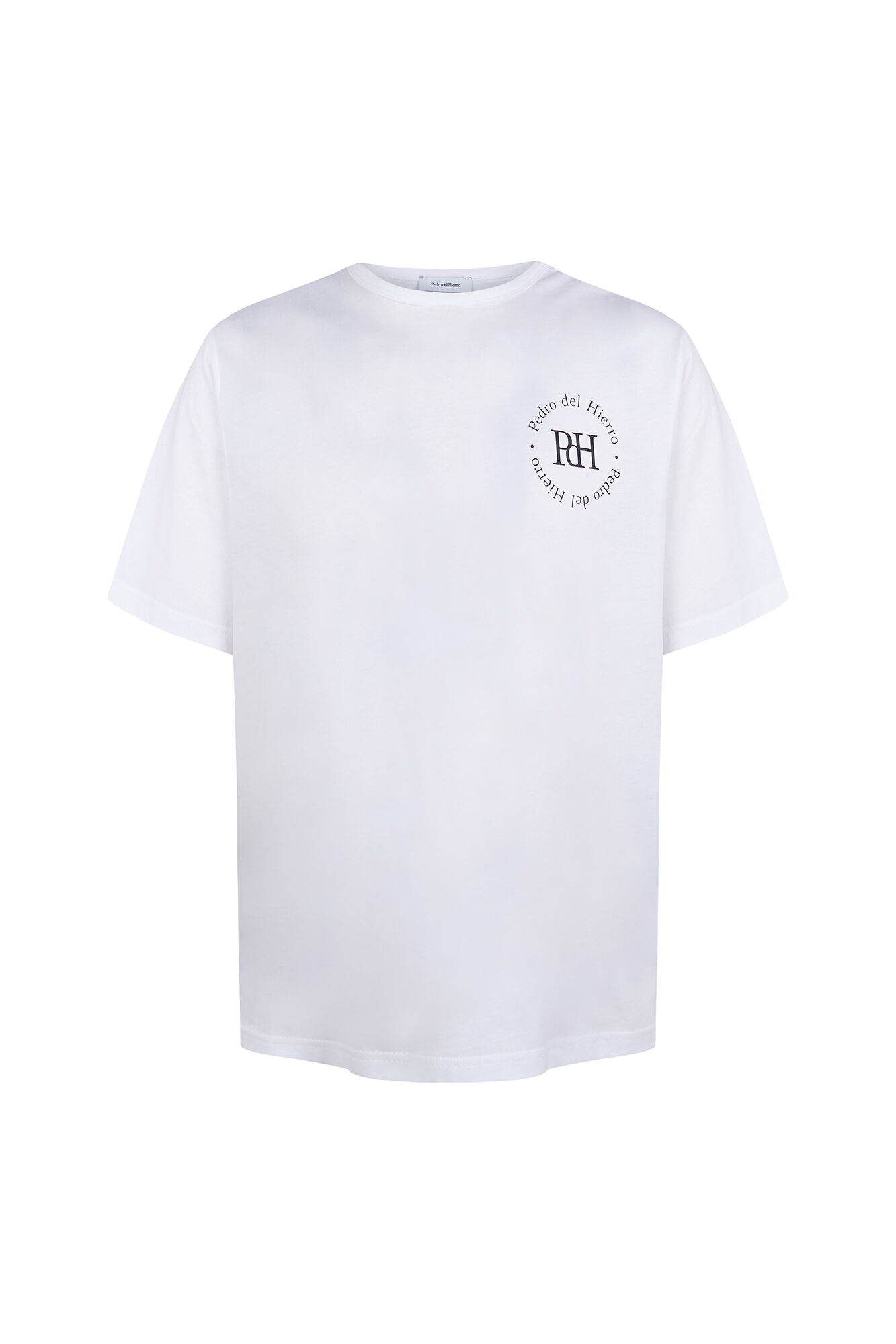 Pedro del Hierro Printed logo T-shirt White