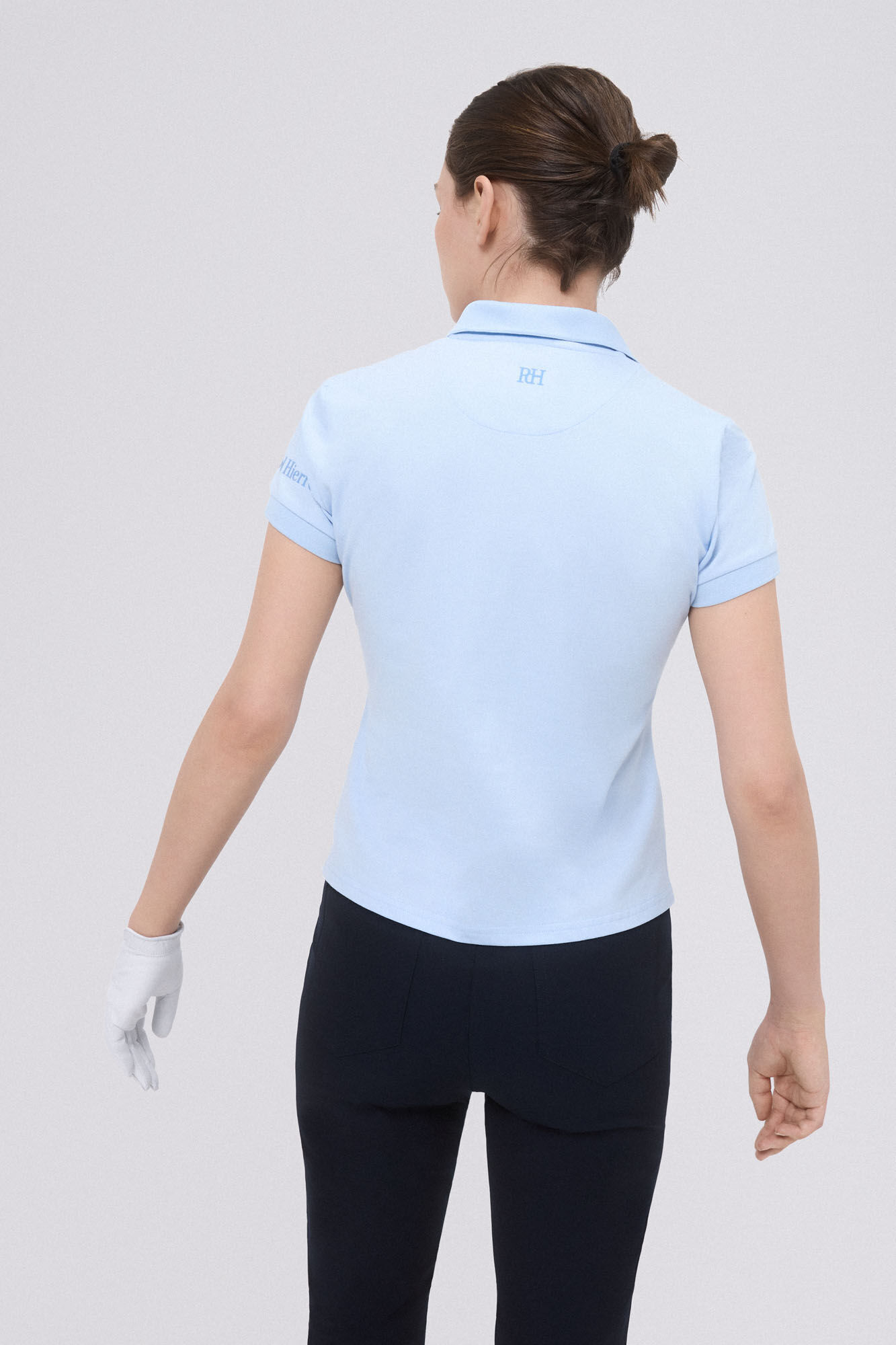 Pedro del Hierro P&oacute;lo de golfe de manga curta Azul