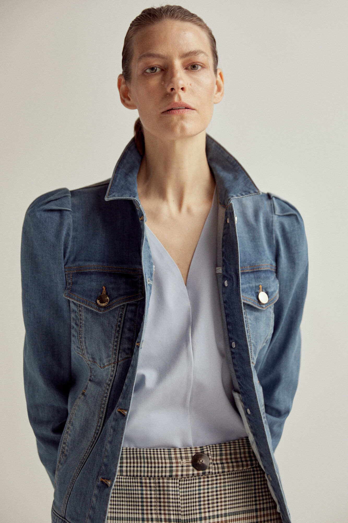 Pedro del Hierro Cazadora vaquera Azul